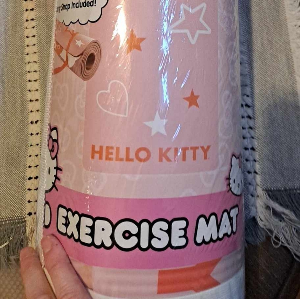 Hello kitty yoga mat